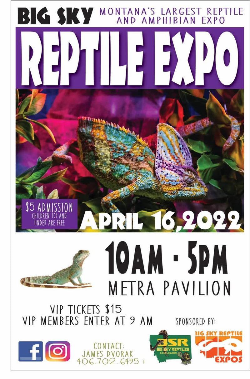 Big Sky Reptile Expo Billings 2022