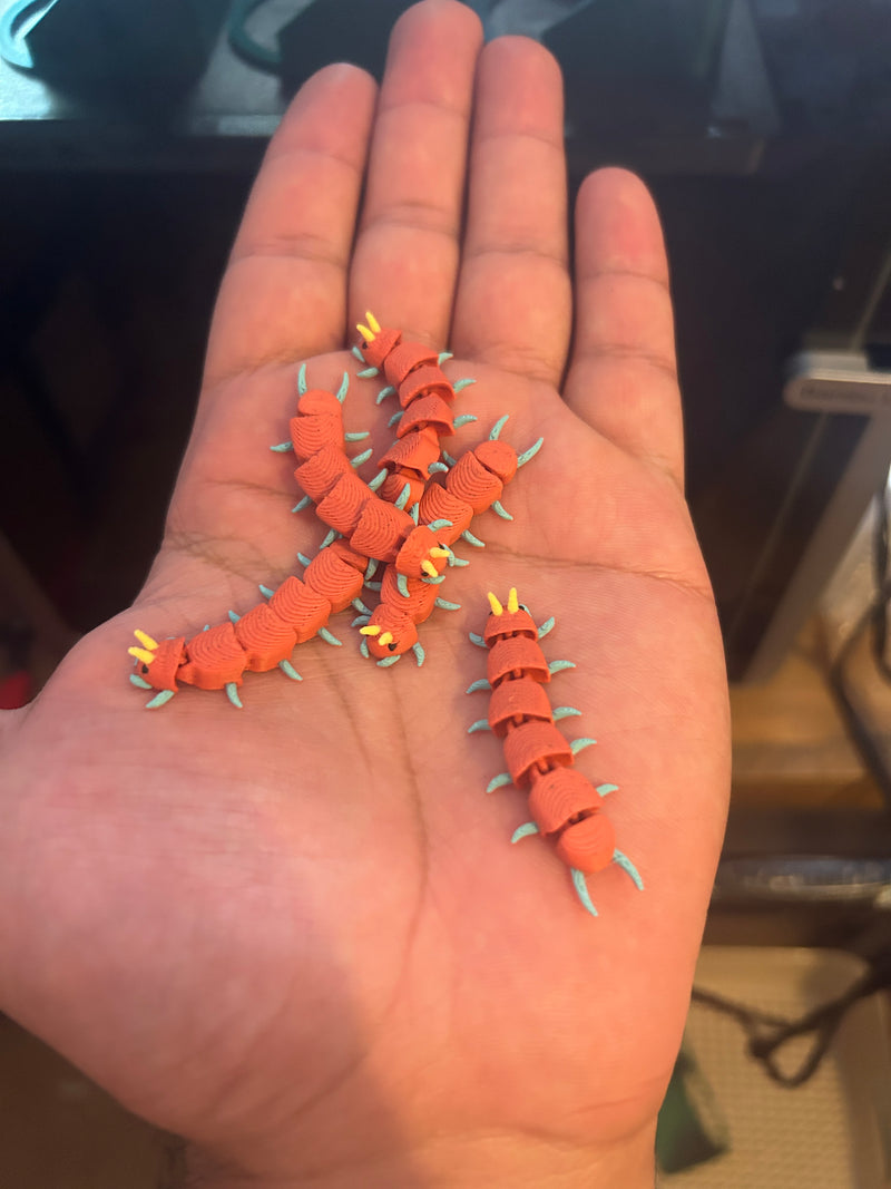 Tiny Centipede - 3d Printed model