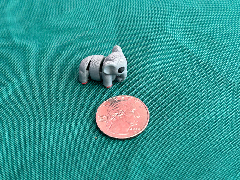 Tiny Elephant - 3d Printed model