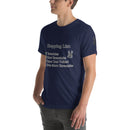 Unisex t-shirt - Shopping List