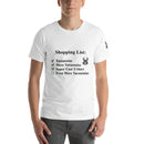 Unisex t-shirt - Shopping List